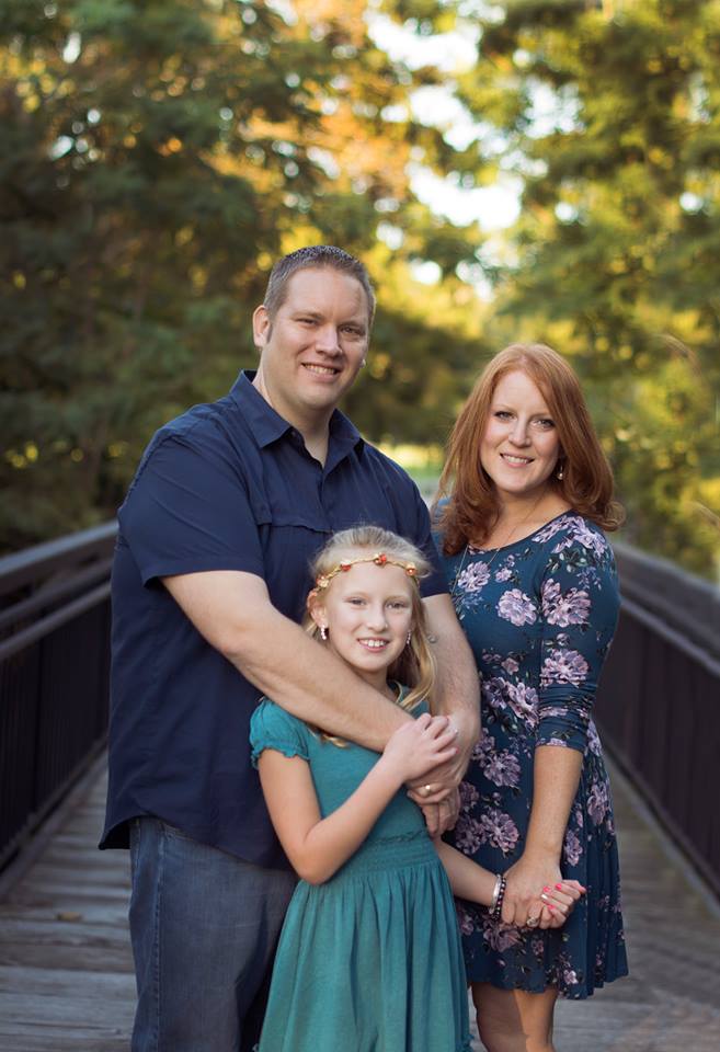 Jenna Wright and family